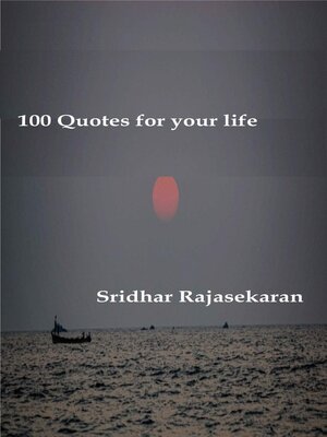 cover image of 100 Quotes for your life